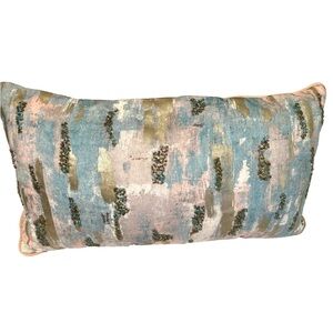 Artistic Accents Elegant Beaded Accent Decorative Pillow